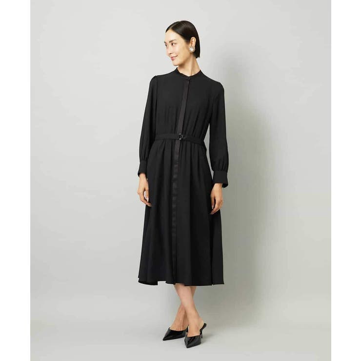 ノーカラーフレアーワンピース | MICHEL KLEIN | 詳細画像5 