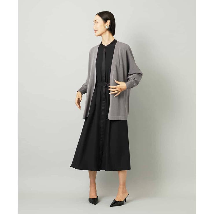 ノーカラーフレアーワンピース | MICHEL KLEIN | 詳細画像9 