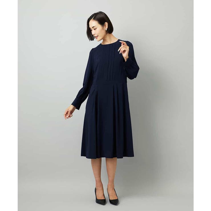 ノーカラープリーツワンピース | MICHEL KLEIN | 詳細画像11 