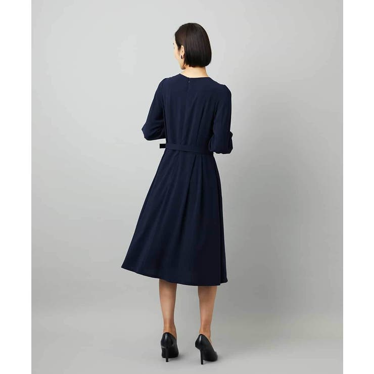 ノーカラープリーツワンピース | MICHEL KLEIN | 詳細画像14 