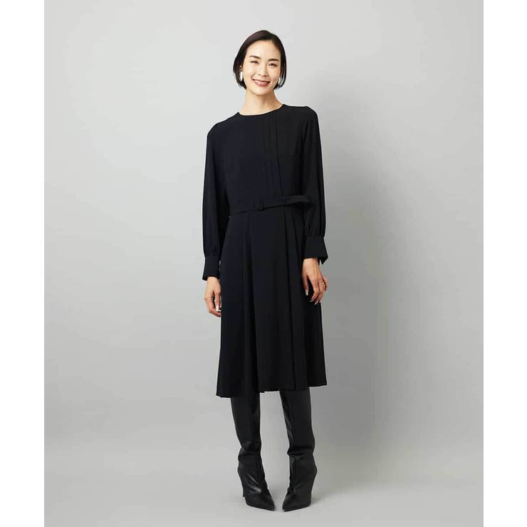 ノーカラープリーツワンピース | MICHEL KLEIN | 詳細画像24 