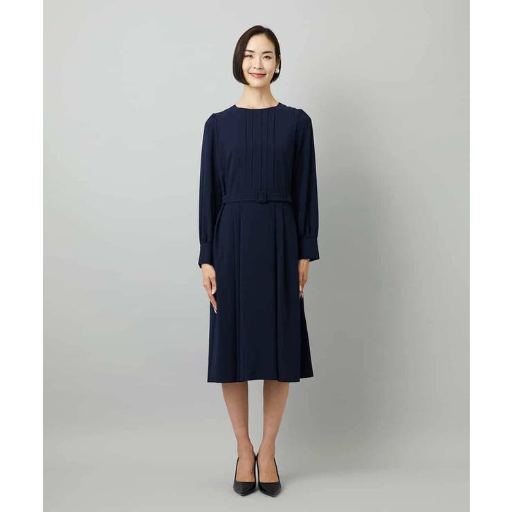 ノーカラープリーツワンピース | MICHEL KLEIN | 詳細画像27 