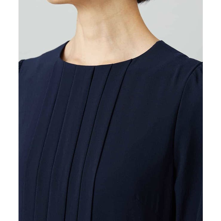 ノーカラープリーツワンピース | MICHEL KLEIN | 詳細画像31 