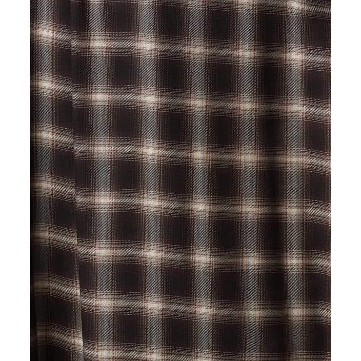 バンドカラーチェックシャツワンピース | MICHEL KLEIN | 詳細画像27 