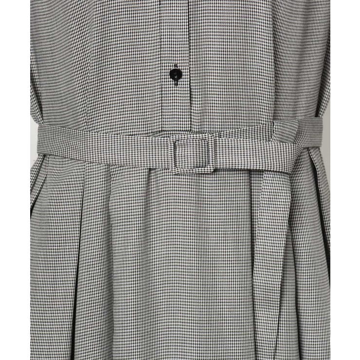 マイクロチェックタックフレアワンピース | MICHEL KLEIN | 詳細画像16 