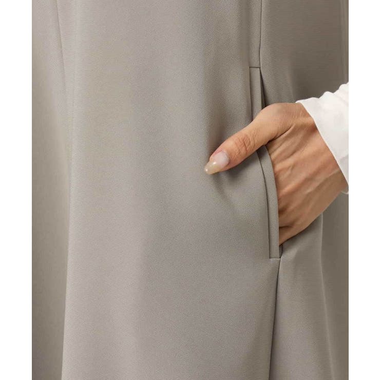 [セットアップ対応]Vネックノースリーブワンピース | MICHEL KLEIN | 詳細画像21 