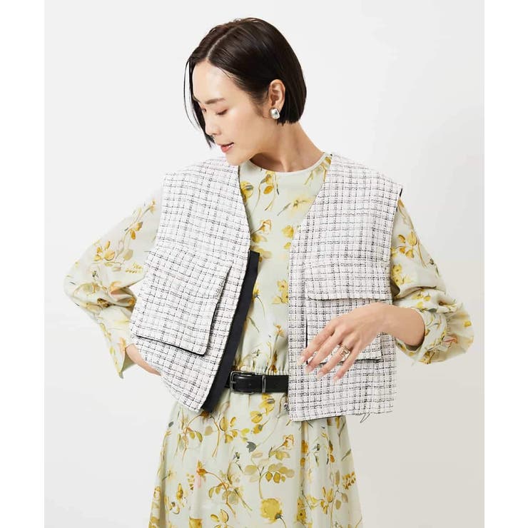 フラワープリントワンピース | MICHEL KLEIN | 詳細画像12 