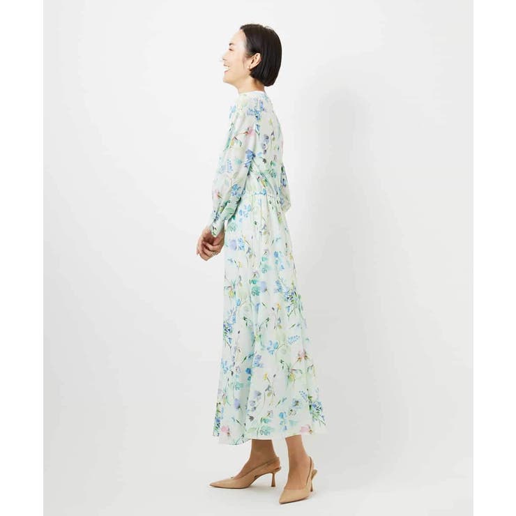 フラワープリントワンピース | MICHEL KLEIN | 詳細画像2 