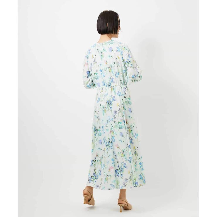 フラワープリントワンピース | MICHEL KLEIN | 詳細画像3 