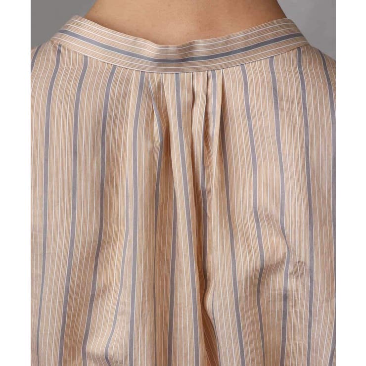 ストライプ柄ダブルポケットワンピース | MICHEL KLEIN | 詳細画像11 