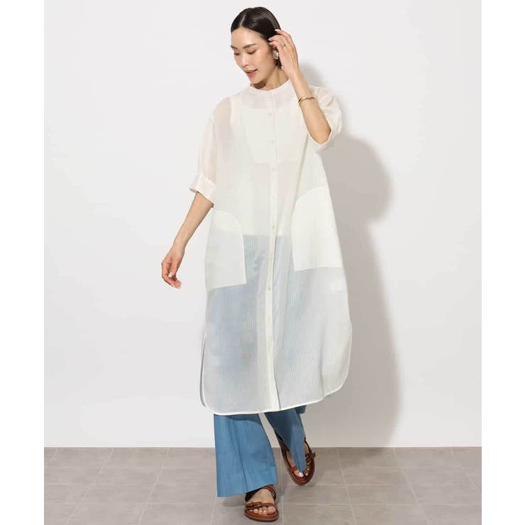 シアーシャツワンピース | MICHEL KLEIN | 詳細画像9 