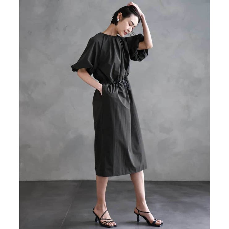 [機能性素材]スピンドルデザインワンピース | MICHEL KLEIN | 詳細画像6 