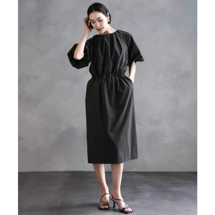 [機能性素材]スピンドルデザインワンピース | MICHEL KLEIN | 詳細画像7 