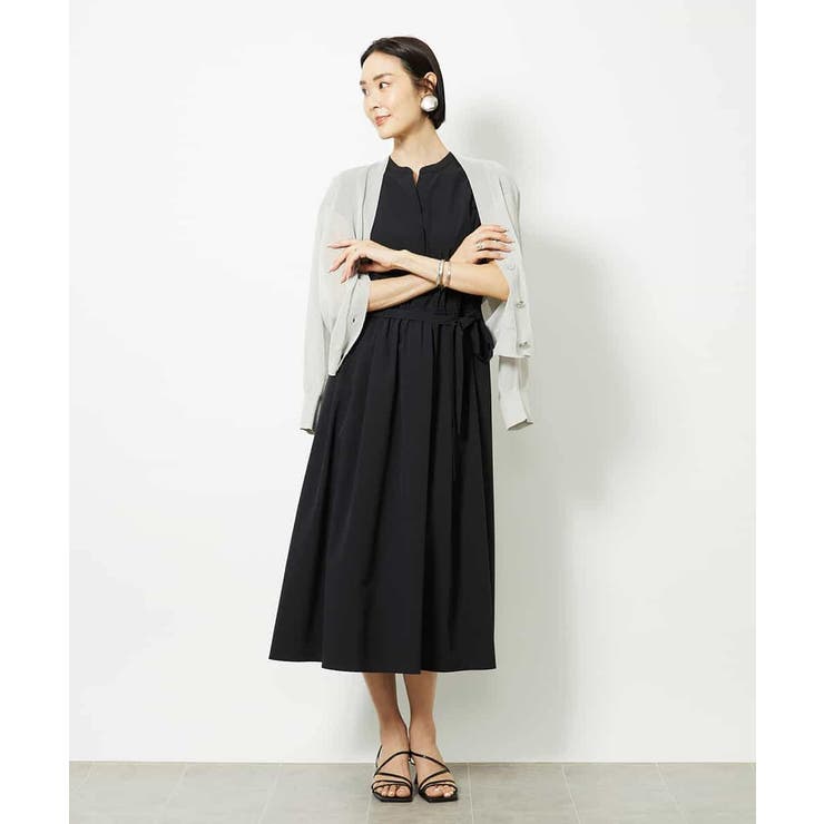 キーネックギャザーワンピース | MICHEL KLEIN | 詳細画像6 