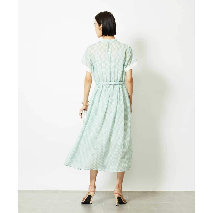 ジオメトリック柄ワンピース | MICHEL KLEIN | 詳細画像14 