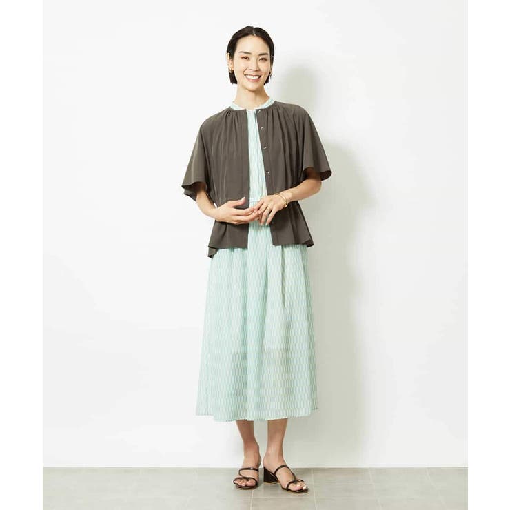 ジオメトリック柄ワンピース | MICHEL KLEIN | 詳細画像18 