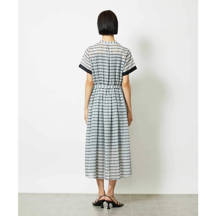 ジオメトリック柄ワンピース | MICHEL KLEIN | 詳細画像23 