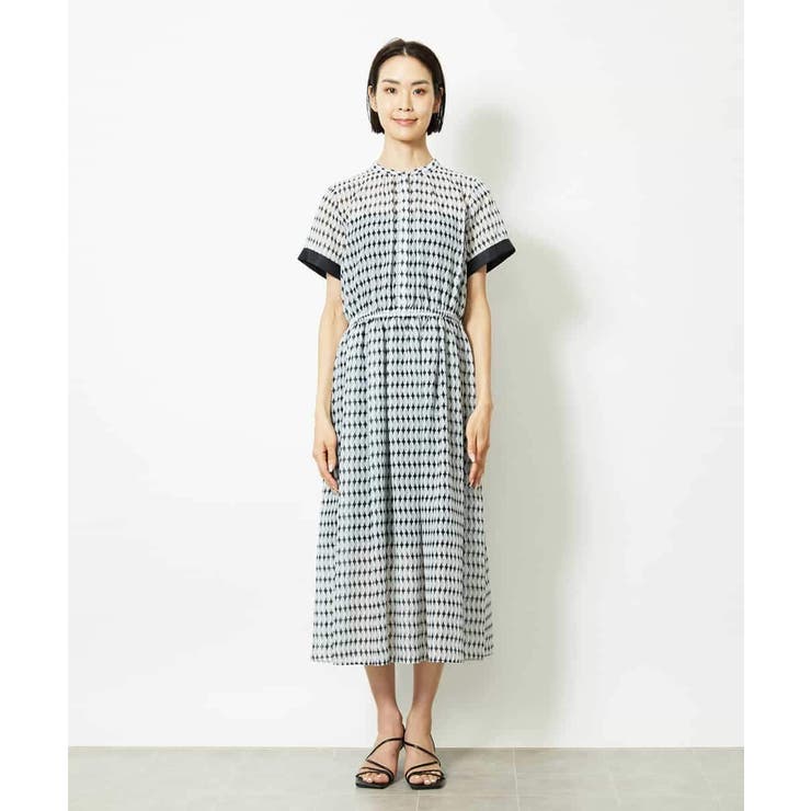 ジオメトリック柄ワンピース | MICHEL KLEIN | 詳細画像24 