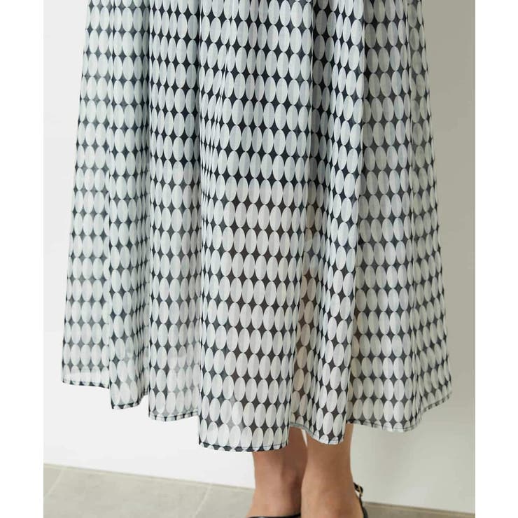 ジオメトリック柄ワンピース | MICHEL KLEIN | 詳細画像27 