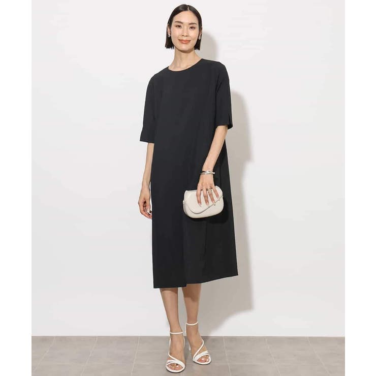 ブラック | [機能性素材]ドライワンピース(セットアップ対応) | MICHEL KLEIN