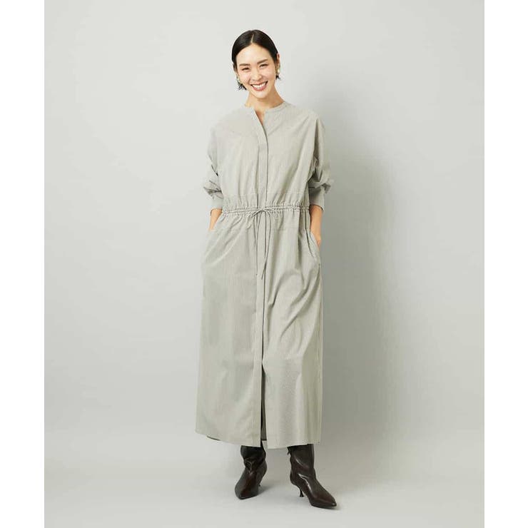 オーバーサイズストライプシャツワンピース | MICHEL KLEIN | 詳細画像2 