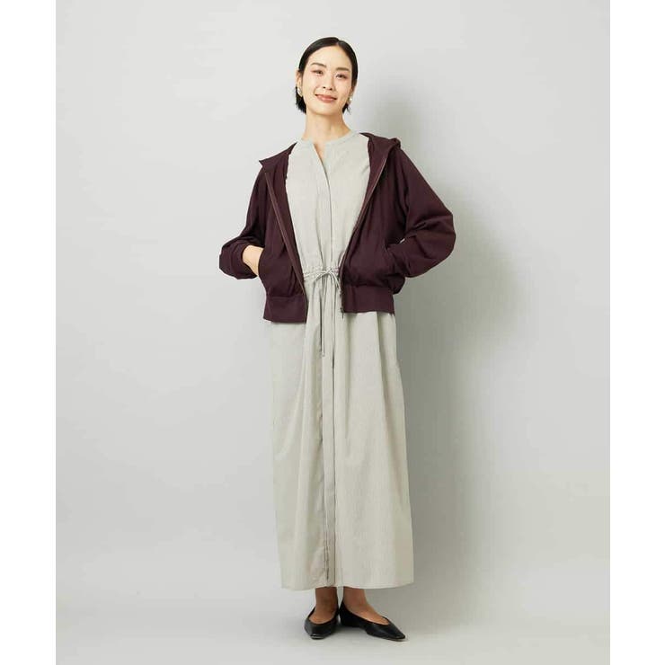 オーバーサイズストライプシャツワンピース | MICHEL KLEIN | 詳細画像9 