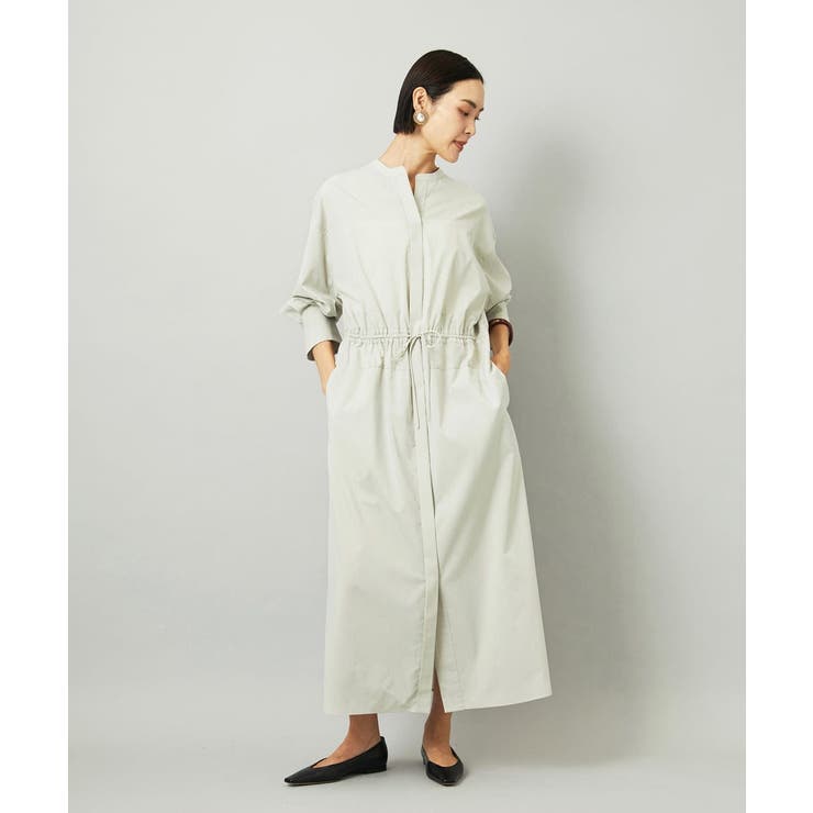 グレー | オーバーサイズストライプシャツワンピース | MICHEL KLEIN