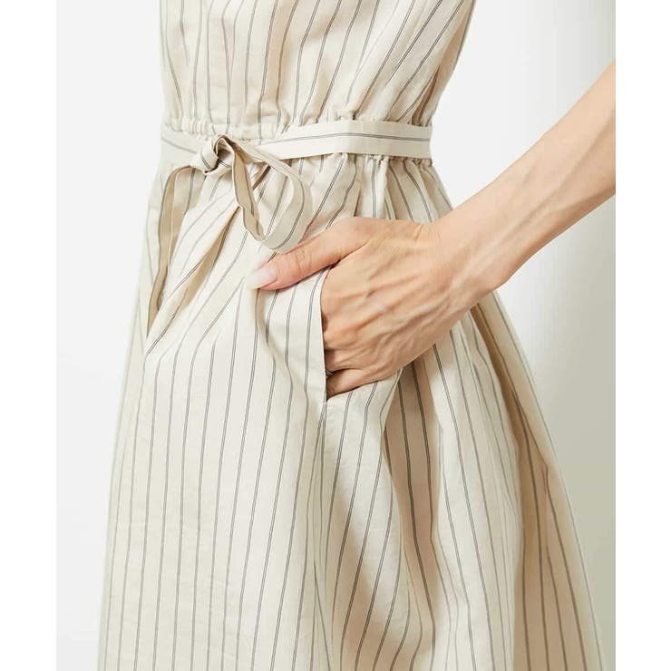 ストライプギャザーワンピース | MICHEL KLEIN | 詳細画像11 