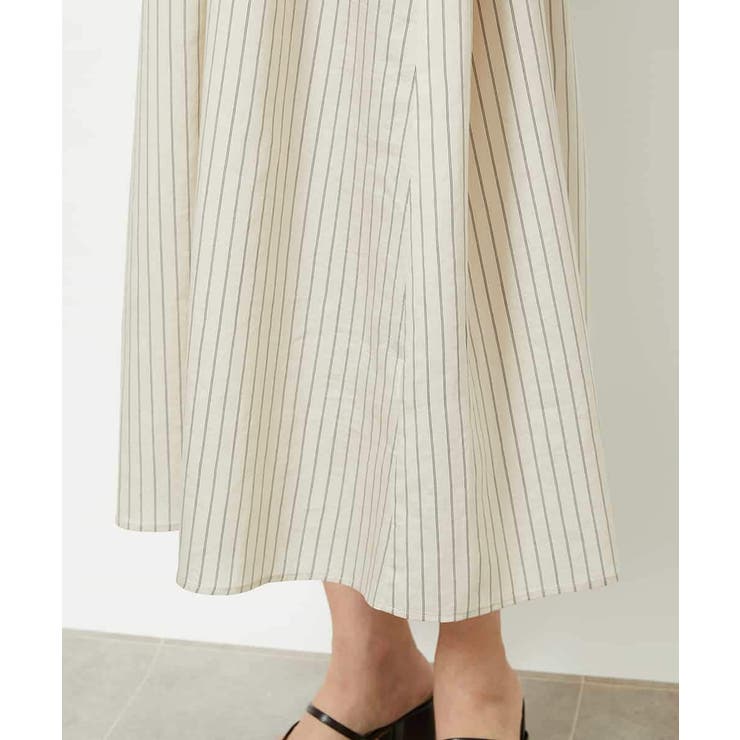 ストライプギャザーワンピース | MICHEL KLEIN | 詳細画像12 