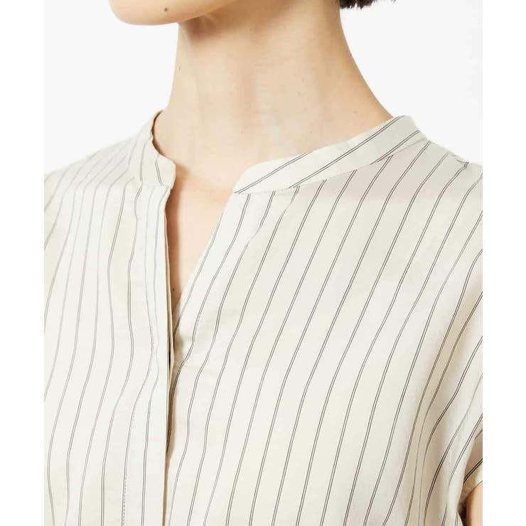 ストライプギャザーワンピース | MICHEL KLEIN | 詳細画像9 