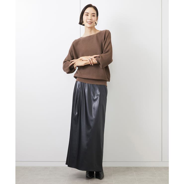 ホールガーメント(R)ドルマンスリーブニット（長袖） | MICHEL KLEIN | 詳細画像22 