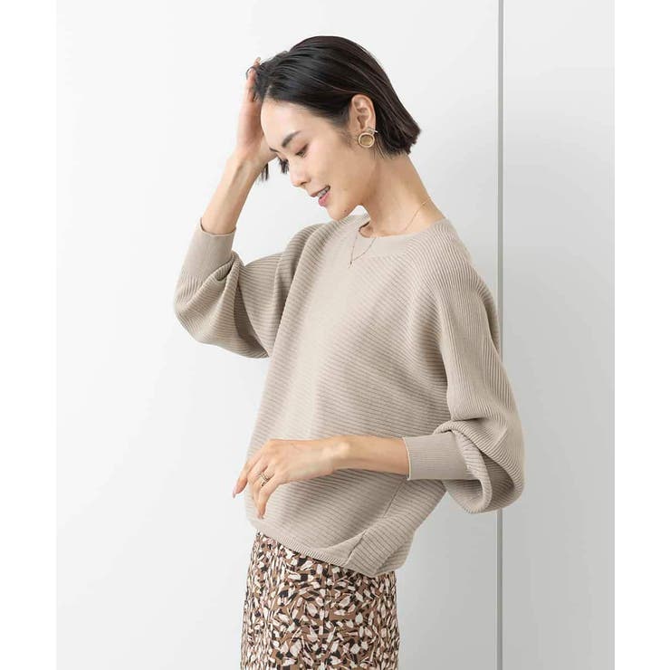 ホールガーメント(R)ドルマンスリーブニット（長袖） | MICHEL KLEIN | 詳細画像3 