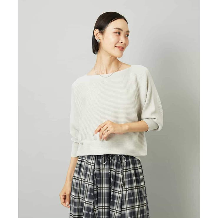 ［定番人気］ホールガーメント(R)ドルマンスリーブニット（7分袖） | MICHEL KLEIN | 詳細画像16 