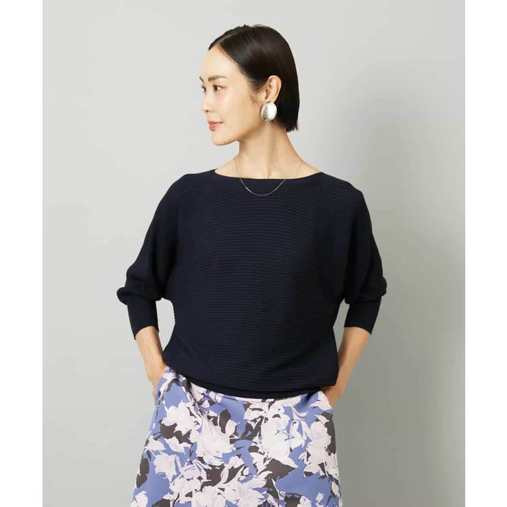 ［定番人気］ホールガーメント(R)ドルマンスリーブニット（7分袖） | MICHEL KLEIN | 詳細画像3 