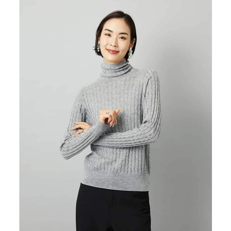 シアーケーブルハイネックニット | MICHEL KLEIN | 詳細画像13 