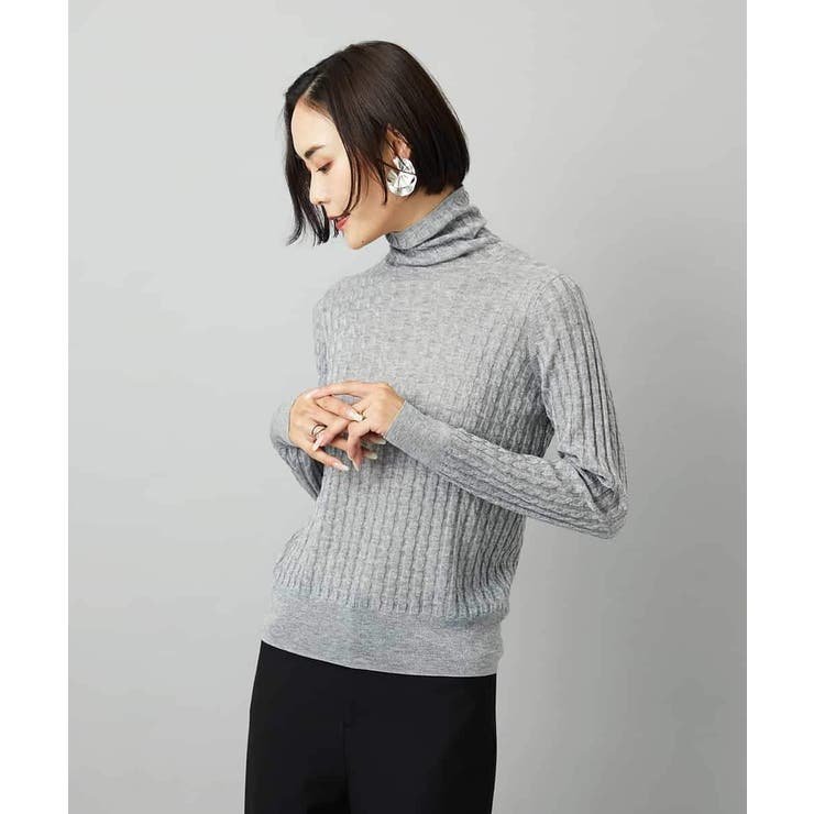 シアーケーブルハイネックニット | MICHEL KLEIN | 詳細画像14 