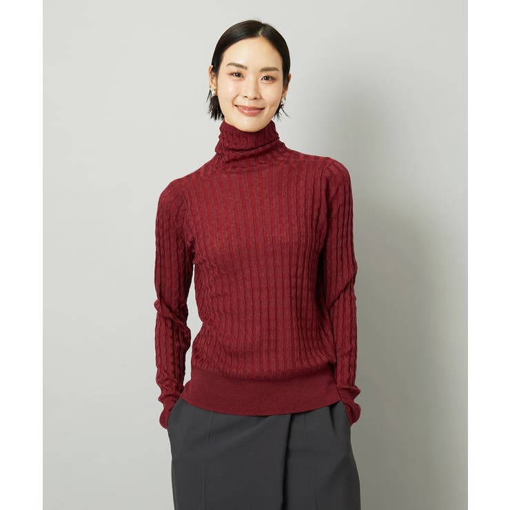 シアーケーブルハイネックニット | MICHEL KLEIN | 詳細画像25 