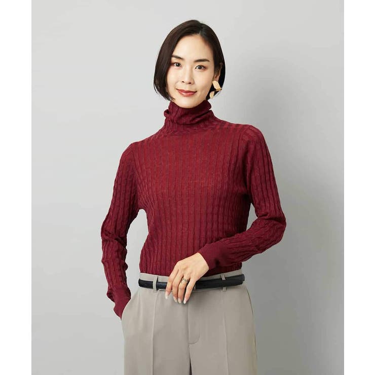 シアーケーブルハイネックニット | MICHEL KLEIN | 詳細画像27 