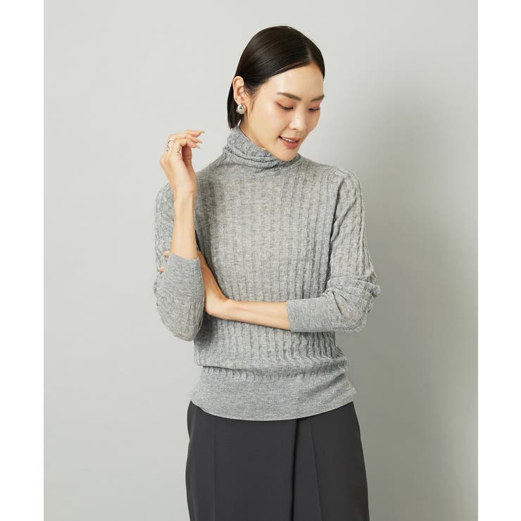 シアーケーブルハイネックニット | MICHEL KLEIN | 詳細画像8 