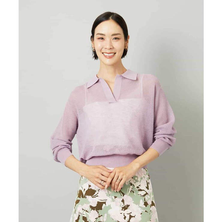 シアースキッパーニットプルオーバー | MICHEL KLEIN | 詳細画像12