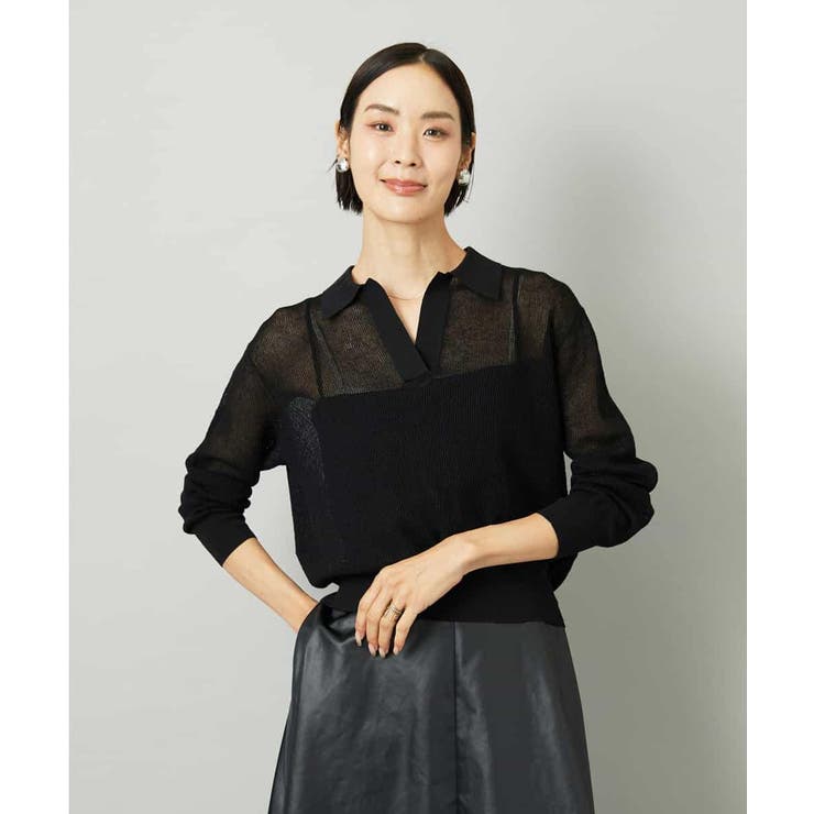 シアースキッパーニットプルオーバー | MICHEL KLEIN | 詳細画像2