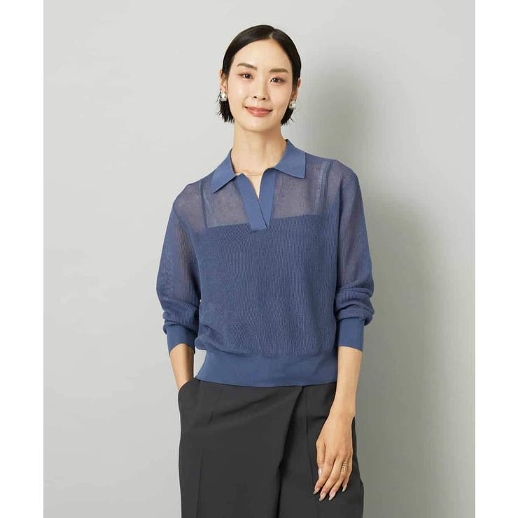 シアースキッパーニットプルオーバー | MICHEL KLEIN | 詳細画像7