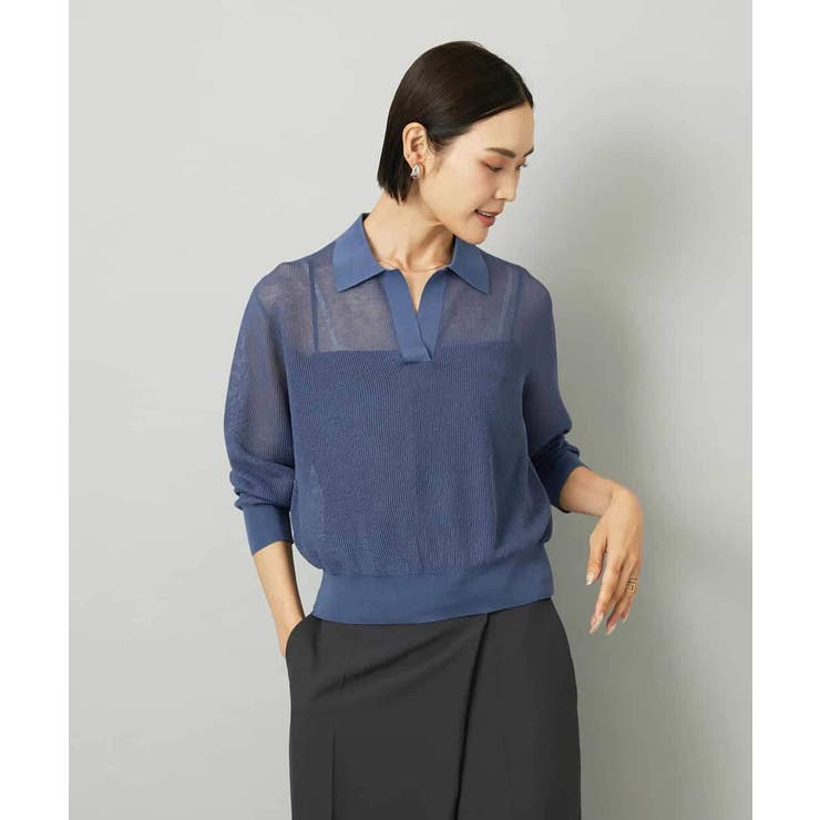 シアースキッパーニットプルオーバー | MICHEL KLEIN | 詳細画像8