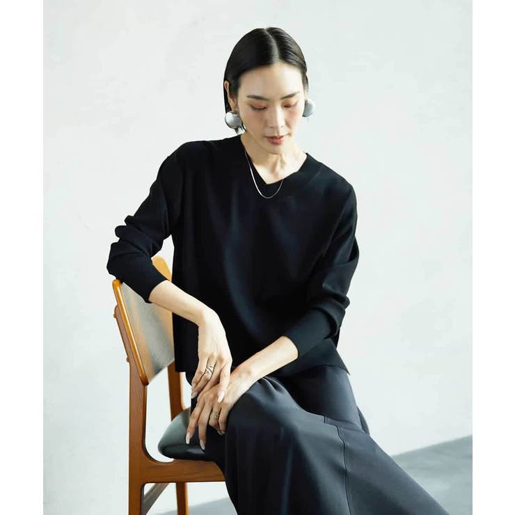 Vネックニット | MICHEL KLEIN | 詳細画像10 