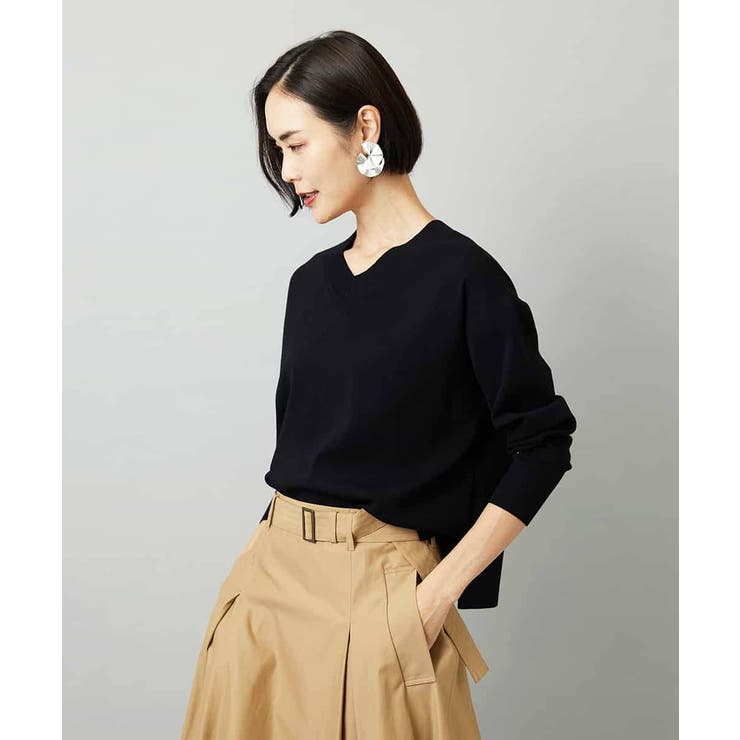 Vネックニット | MICHEL KLEIN | 詳細画像14 