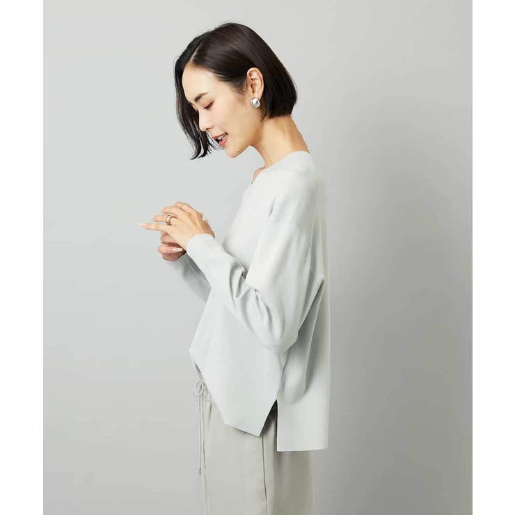 Vネックニット | MICHEL KLEIN | 詳細画像3 