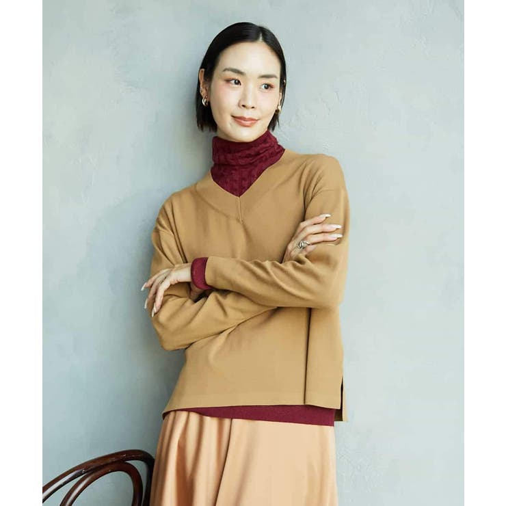 Vネックニット | MICHEL KLEIN | 詳細画像35 