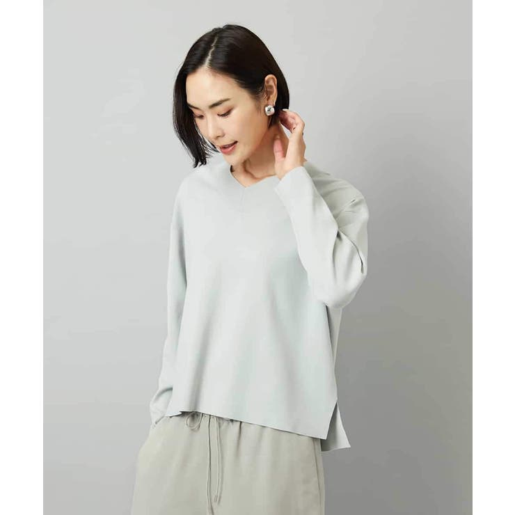 Vネックニット | MICHEL KLEIN | 詳細画像4 