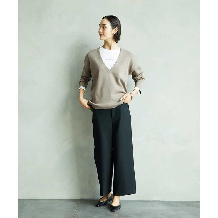 深Vネックニットプルオーバー | MICHEL KLEIN | 詳細画像18 