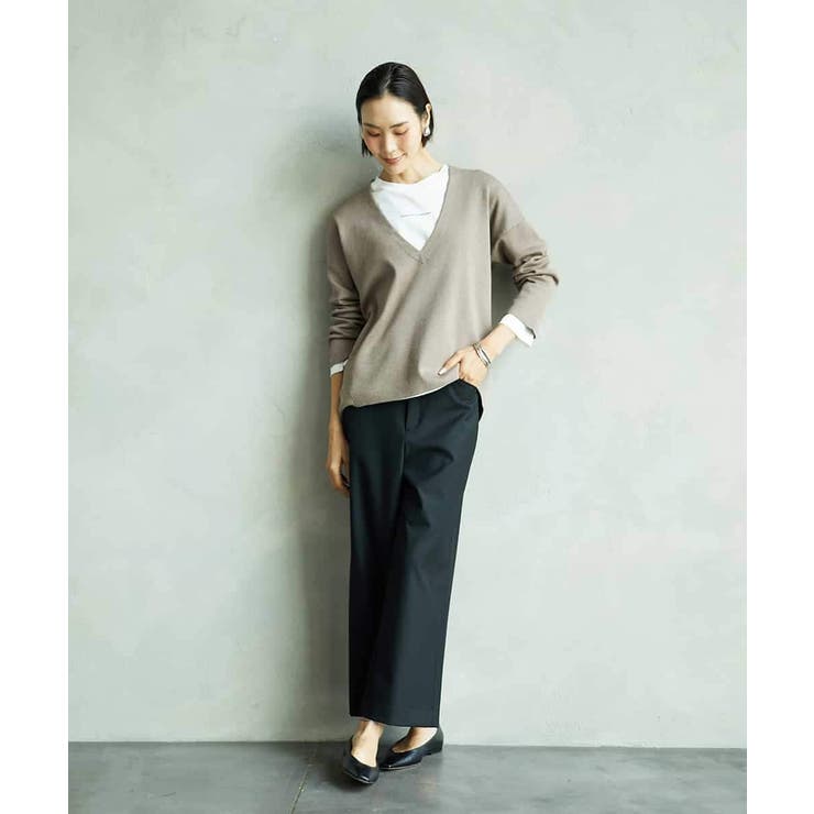 深Vネックニットプルオーバー | MICHEL KLEIN | 詳細画像19 